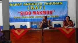 RAT Sido Makmur di Aula Desa Sidoharjo