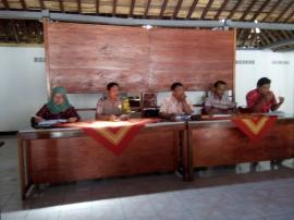 MONITORING DAN EVALUASI DANA DESA DARI KECAMATAN TEPUS  DI DESA SIDOHARJO