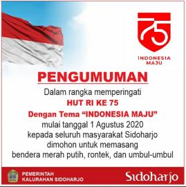 Dirgahayu Indonesia