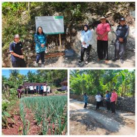 Seusai Monitoring BLT, Kajari Menuju Lokasi Kegiatan Fisik 