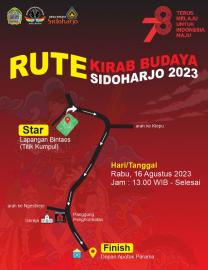 Rute Kirab Budaya Sidoharjo