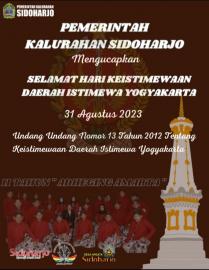 Selamat Hari Keistimewaan Yogyakarta