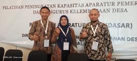 Hari ke tiga Pelatihan peningkatan kapasitas aparatur pemerintah desa dan pengurus kelembagaan