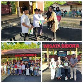 Penerimaan Hadiah Lomba Anak Soleh