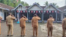 Senin Pertama Bulan Juni, Pamong Sidoharjo Tetap Apel