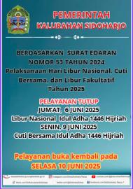 Pengumuman Libur Hari Raya Idul Adha 1446 H
