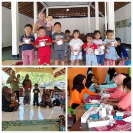 Posyandu Serentak, Balita Diberikan PMT