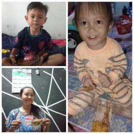 Pemberian PMT Balita Dan PMT Ibu Hamil Hari Ke-41
