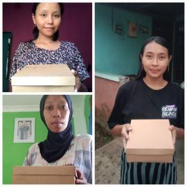 Tim PMT Salurkan PMT Untuk Ibu Hamil Hari Ke 61