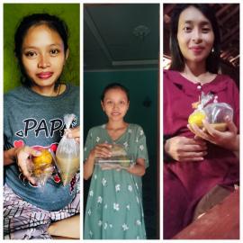 Pemberian PMT Ibu Hamil Hari Ke 62