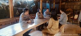 Persiapan Jum'at Curhat, Kapolres Gunungkidul Datangi Kalurahan Sidoharjo