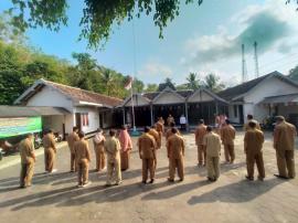 Apel Pagi Diikuti Semua Pamong