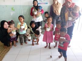 Pelaksanaan Posyandu Nyawiji Padukuhan Jati