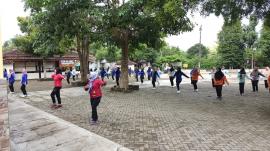 Senam Obah Bungah Di Bibora Dilanjutkan Pemberian Insentif Untuk Kader Posyandu