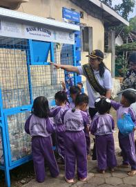 Bunda PAUD Kunjungi SPS Sri Gunting, Ajak Jaga Kebersihan Dan Rajin Menabung