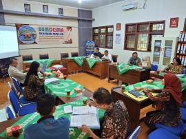 Lurah Sidoharjo Hadiri Koordinasi Rutin Di Bumdesma Mekarsari Tepus LKD