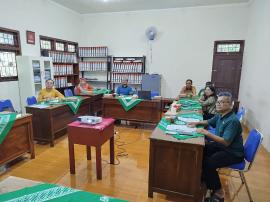 Lurah Sidoharjo Ikuti Kegiatan Pencermatan Tatib Pengisian Pegawai Bumkalma Mekarsari Tepus LKD