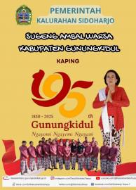 Selamat Hari Jadi Kabupaten Gunungkidul Ke 195 Tahun 2025