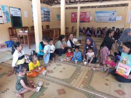 Pelaksanaan Posyandu Nyawiji Padukuhan Pulegundes I