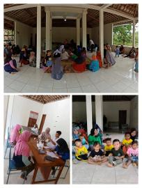 Pelaksanaan Posyandu Nyawiji Padukuhan Pulegundes II