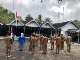 Pamong Kalurahan Sidoharjo Gelar Apel Pagi Sebagai Wujud Disiplin Dan Kebersamaan