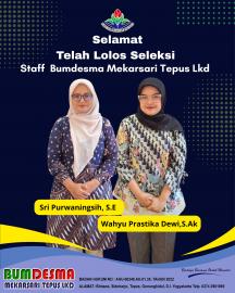 Dua Staf Bumkalma Lolos Ujian, Hari Ini Diberikan SK