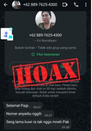 Lagi - lagi Penipuan Mengatasnamakan Bu Lurah