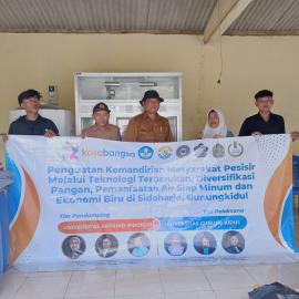 Serah Terima Peralatan Air Siap Minum Program  Kosa Bangsa