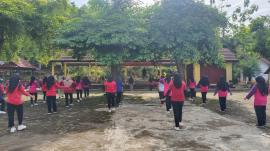 Senam (SKM) Dalam Rangka Sosialisasikan Germas