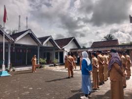 Cuaca Cerah, Pemerintah Kalurahan Sidoharjo Laksanakan Apel Pagi