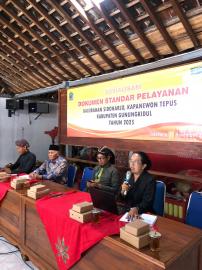 Pemerintah Kalurahan Sidoharjo Gelar Sosialisasi Standar Pelayanan, Libatkan Unsur Masyarakat