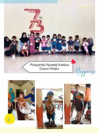 Posyandu Nyawiji Bulan Desember Padukuhan Klepu