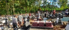 Warga Padukuhan Klepu Lestarikan Tradisi Ziarah Kubur Menjelang Lebaran