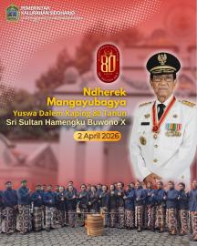 Ndherek Mangayubagya Yuswa Dalem Kaping 80 Tahun, Sri Sultan Hamengku Buwono X