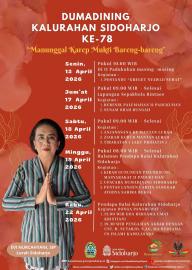 Semarak Dumadining Kalurahan Sidoharjo ke-78, Wujud Kebersamaan Masyarakat