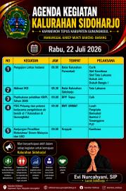 Agenda Rabu, 22 Juli 2026