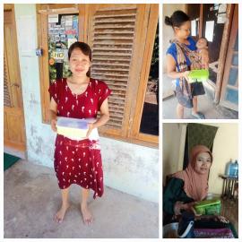 Pemberian PMT Balita dan Ibu Hamil Hari Ke 94