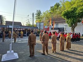 Apel Pagi, Pemkal Sidoharjo Mantapkan Kesiapan Sambut HUT ke-81 Kemerdekaan RI