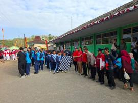 Semarak HUT ke-81 RI, Kapanewon Tepus Gelar Jalan Sehat Bersama