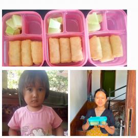 Pemberian PMT Balita dan Ibu Hamil Hari Ke 108
