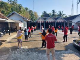 Senam Germas Jumat Sehat, Warga Sidoharjo Semangat Jaga Kebugaran