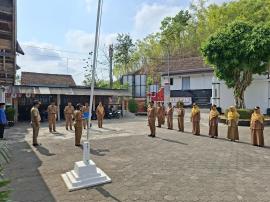 Apel Pagi Pamong Kalurahan Sidoharjo, Lurah Sampaikan Agenda Kegiatan