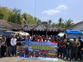 Perbarindo Riders Community Salurkan 200 Tangki Air Bersih