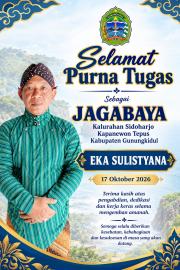 Selamat Purna Tugas Dari Jabatan Jagabaya Bapak Eka Sulistyana